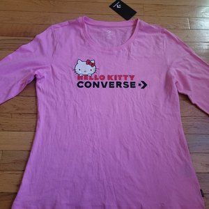 Converse XL Pink Hello-Kitty Long Sleeve Shirt